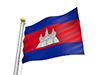 カンボジア - 国旗｜世界地図｜フリーイラスト素材