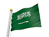 サウジアラビア - 国旗｜世界地図｜フリーイラスト素材