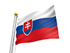 スロバキア - 国旗｜世界地図｜フリーイラスト素材