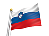 スロベニア - 国旗｜世界地図｜フリーイラスト素材