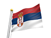 セルビア - 国旗｜世界地図｜フリーイラスト素材
