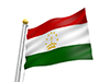 タジキスタン - 国旗｜世界地図｜フリーイラスト素材