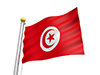 チュニジア - 国旗｜世界地図｜フリーイラスト素材