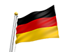 ドイツ - 国旗｜世界地図｜フリーイラスト素材