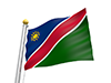 ナミビア - 国旗｜世界地図｜フリーイラスト素材