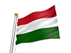 ハンガリー - 国旗｜世界地図｜フリーイラスト素材