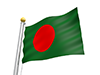 バングラデシュ - 国旗｜世界地図｜フリーイラスト素材