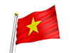 ベトナム - 国旗｜世界地図｜フリーイラスト素材