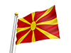 マケドニア - 国旗｜世界地図｜フリーイラスト素材