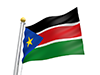 南スーダン - 国旗｜世界地図｜フリーイラスト素材