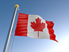 カナダ - 国旗｜世界地図｜フリーイラスト素材