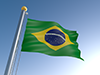 ブラジル - 国旗｜世界地図｜フリーイラスト素材