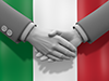 イタリア - 国旗｜世界地図｜フリーイラスト素材