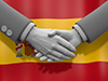 スペイン - 国旗｜世界地図｜フリーイラスト素材