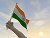 インド - 国旗｜世界地図｜フリーイラスト素材
