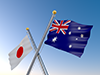 オーストラリア - 国旗｜世界地図｜フリーイラスト素材