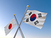 韓国 - 国旗｜世界地図｜フリーイラスト素材