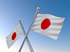 日本 - 国旗｜世界地図｜フリーイラスト素材