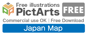 Japan Map - Free Illustration Material