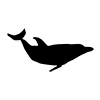 イルカ｜海豚 - アイコン｜イラスト｜フリー素材｜背景透明