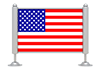 アメリカ合衆国-国旗 - アイコン｜3D｜フリーイラスト素材