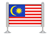 マレーシア-国旗 - アイコン｜3D｜フリーイラスト素材
