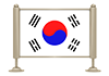 大韓民国-国旗 - アイコン｜3D｜フリーイラスト素材