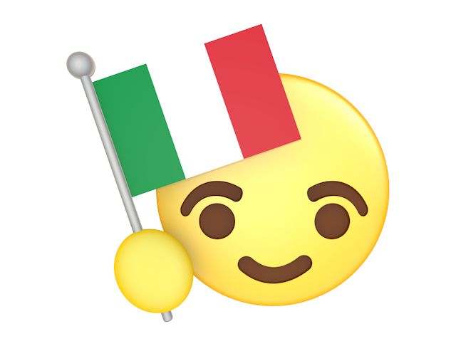 イタリア｜国旗 - アイコン / 3Dレンダリング / イラスト / 無料 / ダウンロード / 商用使用OK