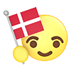 デンマーク｜国旗 - アイコン｜3D｜フリーイラスト素材