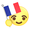 フランス｜国旗 - アイコン｜3D｜フリーイラスト素材