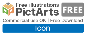 Free icon material (symbol, mark, silhouette)