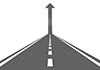 上向きの矢印｜コンクリート道路 - 3Dイラスト｜フリー素材｜ダウンロード