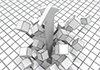 ブロックを破壊/矢印/上昇 - 3Dイラスト｜フリー素材｜ダウンロード