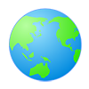地球｜水の惑星｜グローバル｜地球儀｜緑の星｜世界地図｜大陸 - クリップアート｜イラスト｜フリー素材