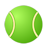 テニスボール｜テニス｜スポーツ｜玉｜ボール｜緑｜丸 - クリップアート｜イラスト｜フリー素材