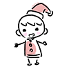 メリークリスマス！/サンタさん - キャラクター｜人物｜フリーイラスト
