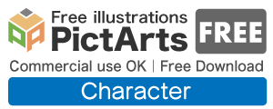 Character illustration free material