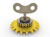 Gears ｜ Structure-Industrial image Free illustration