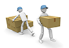 Sorting / Working / Delivery / Luggage-Industrial Image Free Illustration