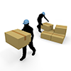 Carry / Cardboard / Warehouse / Luggage-Industrial Image Free Illustration
