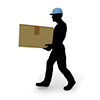 Carry / Warehouse / Worker-Industrial Image Free Illustration