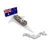 Australia / Trade / Cargo Ship / Export / Japan-Industrial Image Free Illustration