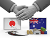 Australia ｜ Import ｜ Trade ｜ Business negotiations-Industrial image Free illustration
