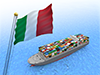 イタリア　世界経済　貿易 - 産業イメージ 無料イラスト