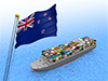 ニュージーランド　経済　貿易　ビジネス - 産業イメージ 無料イラスト
