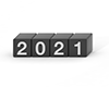 2021年｜黒のサイコロに数字 - フリーイラスト素材