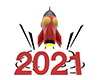 2021｜宇宙｜ロケット - フリーイラスト素材