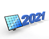 2021年｜太陽光｜発電｜エコ - フリーイラスト素材