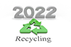 2022 / リサイクル / 緑 / 回る / 3Dレンダリング - イラスト素材 - 無料