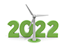 2022年 / 自然 / エネルギー / 風力発電  - 無料イラスト